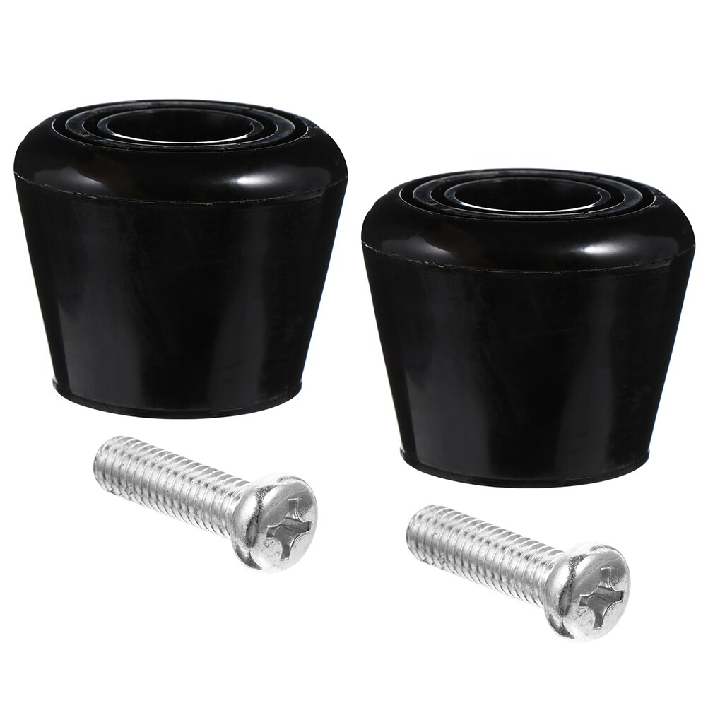 1 Set Schaatsen Brake Tool Remblok Rolschaatsen Stop Rem Kussen Voor Outdoor Schaatsen Vervangen: Black