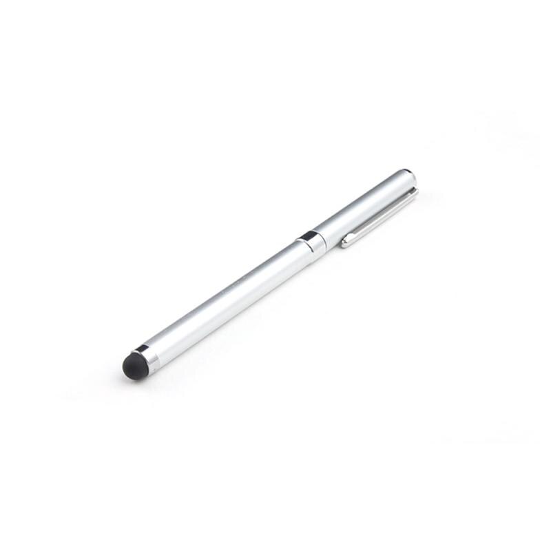 Cap With Dual-capacitance Pen Tablet Multi-function Stylus Touchscreen Pen Capacitive Screen Stylus: Sliver