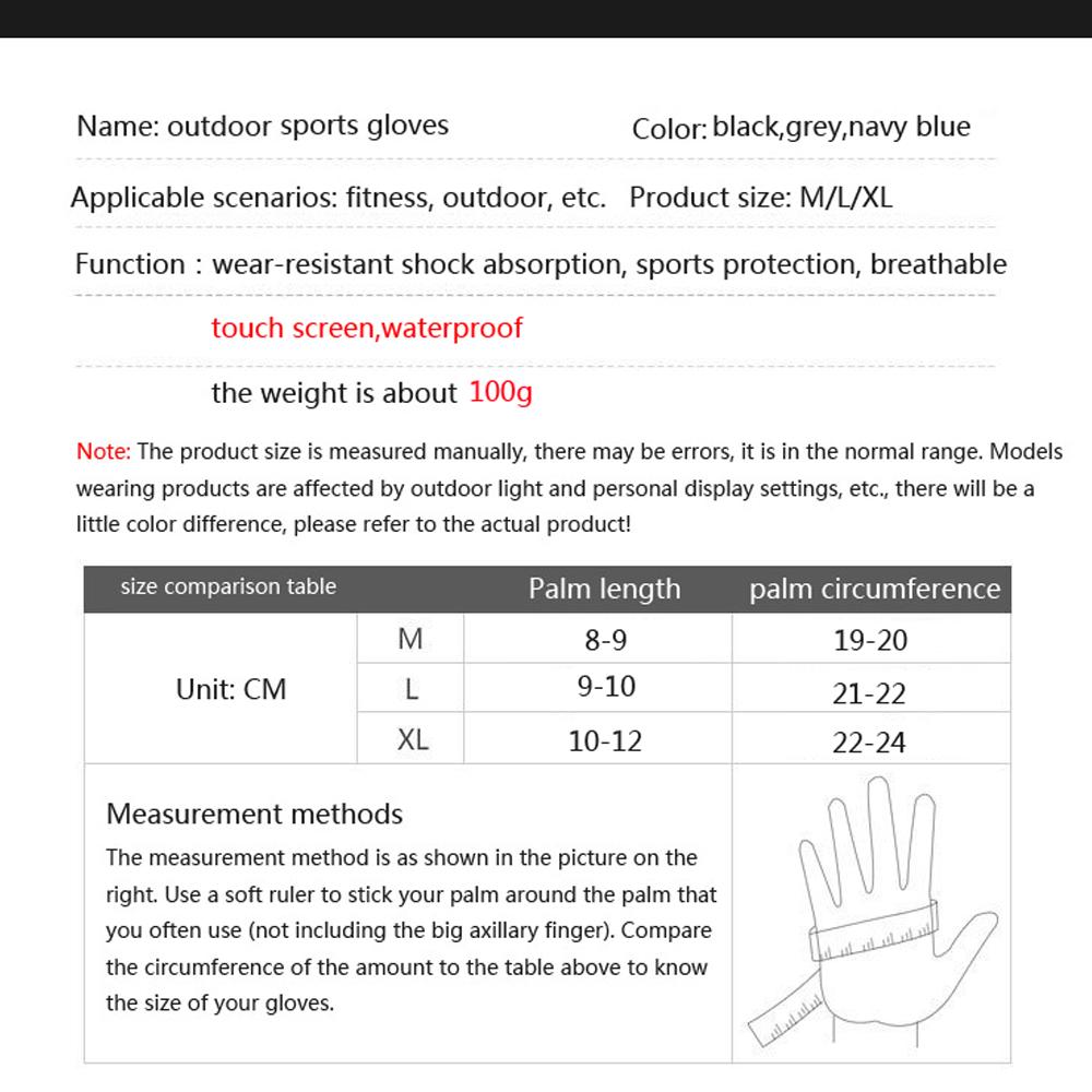 Longkeeper winter fiets handschoenen heren touchscreen warme handschoenen met lange vingers waterdicht outdoor skiën wanten guante luvas