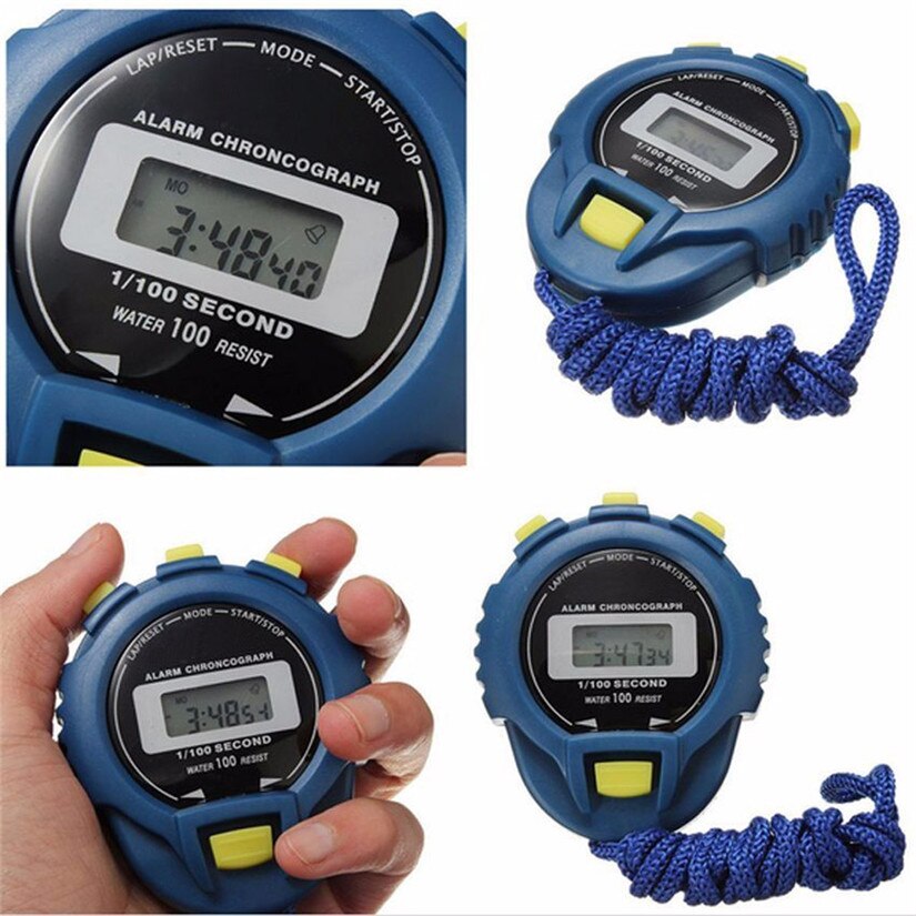 Chronographe LCD Digital – Minuterie, Chronomètre, Compteur Sport – Neuf