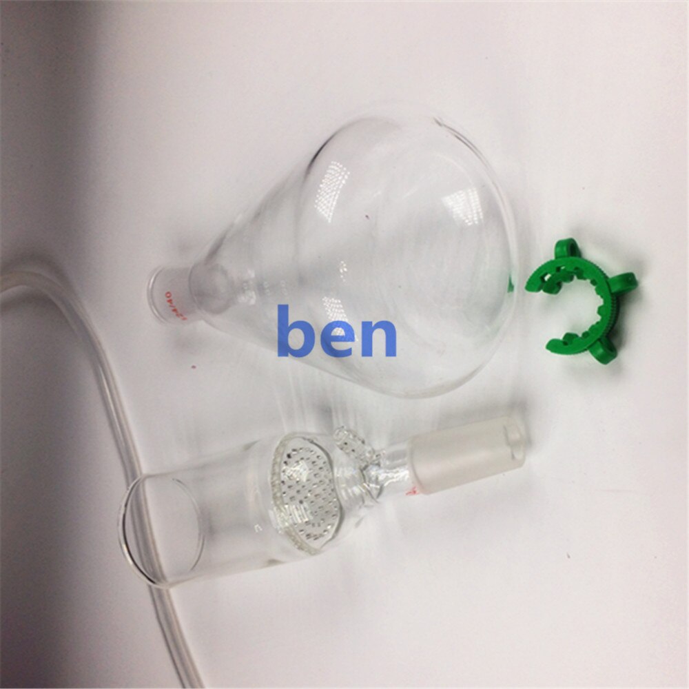 250ml,24/40,Suction Filtration Device,47mm Buchner Funnel & 250ml Litre Erlenmeyer Flask