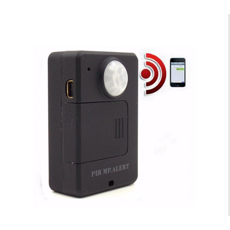 Mini Wireless PIR Infrared Sensor Motion Detector GSM Alarm System Anti-theft black A9