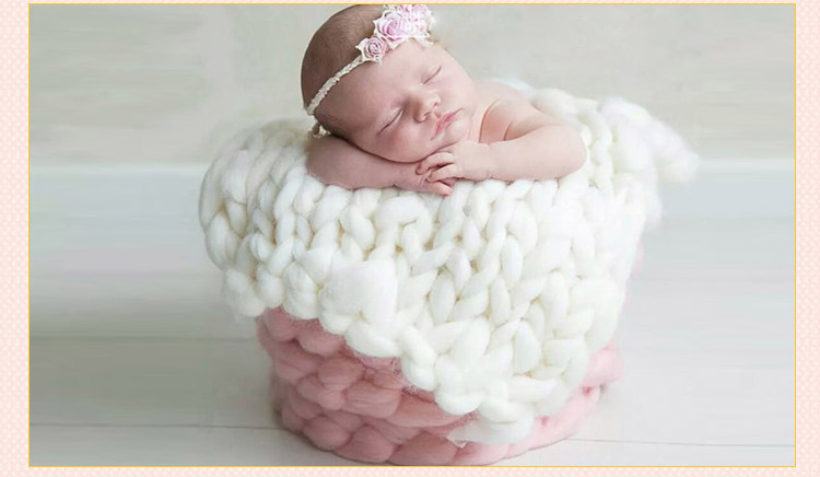 Dikke deken hebben. Baby deken foto prop. zwarte vrijdag ! Puffy kon deken! Grote gebreid, Big loop: Default Title