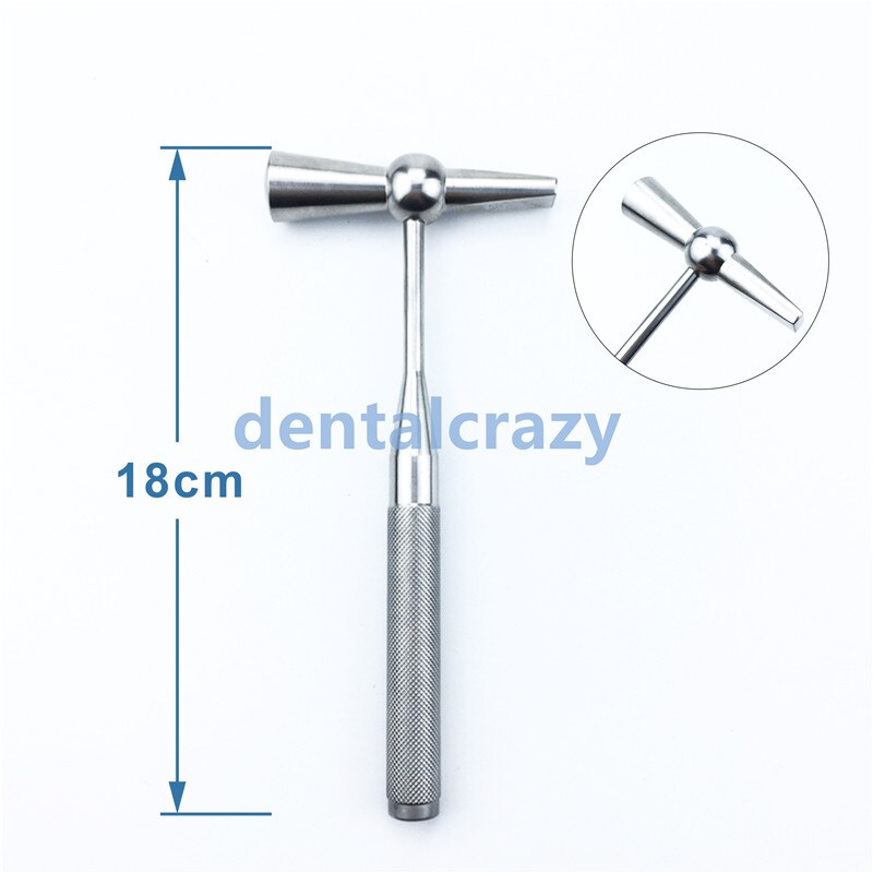 Reshape Tools stainless steel titanium alloy Cosmetic shaping hammer Bone mallet Nasal plastic surgery instruments: Black & Silver