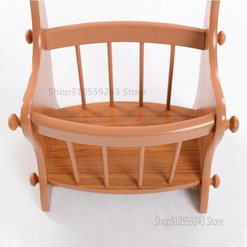 Solid Wood Side Table Telephone Table Magazine Table Simple Mini European-style Bedside Table Storage Storage Sofa Side Table Sm