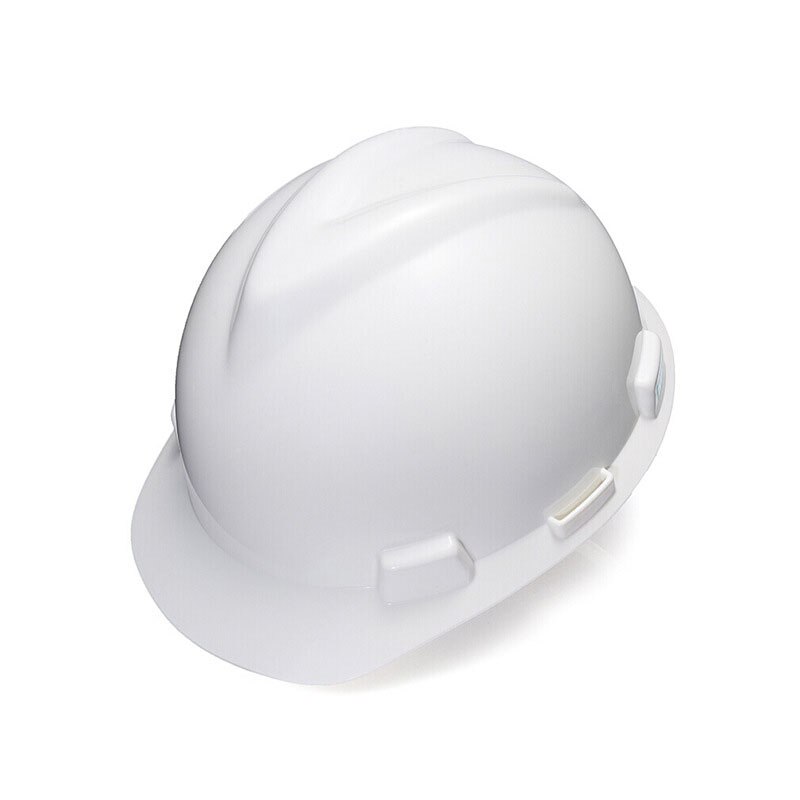 MSA Safety Helmet V-Gard PE Material Type Hard Hat Work Cap Construction Working Protective Helmets Security Labor Helmet: White