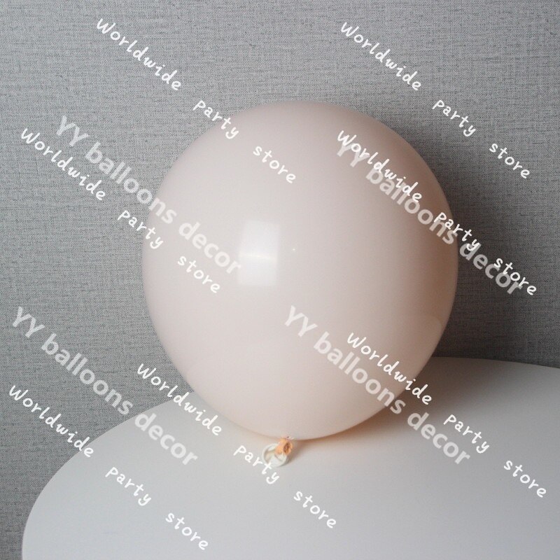 År diy ballon guirlande arch kit globalt retro efterår farve tema ballon bryllup layout orange baggrund vægdekoration