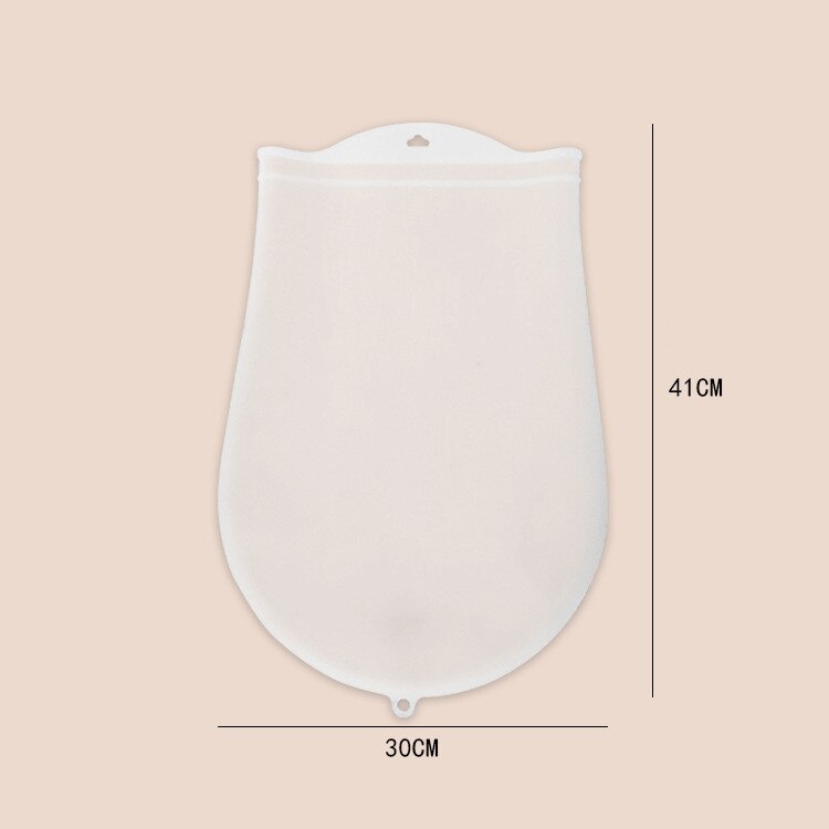 Kneading Bag Silicone Rolling Bag Silicone Bag Non-stick Dough Bag Silicone Baking Bag High Temperature Resistance Cake Tools: L