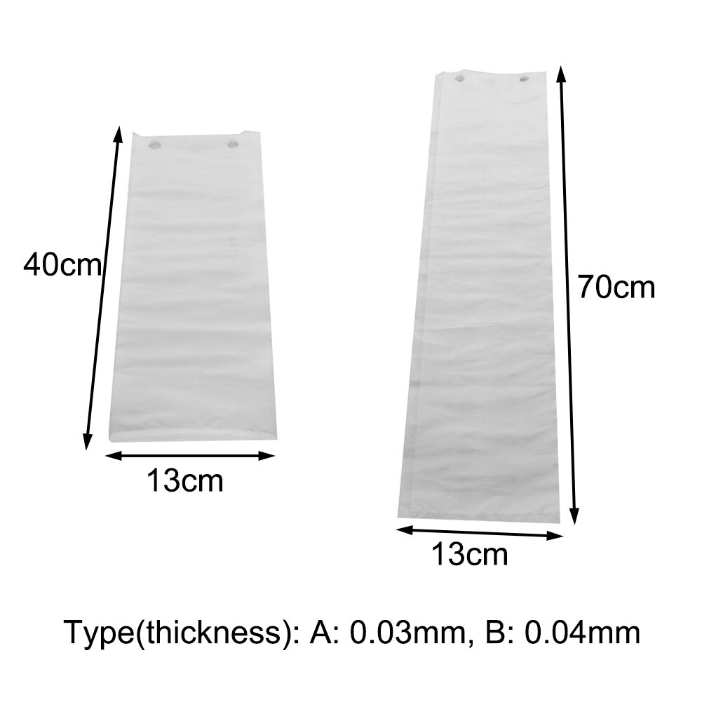 100pcs Umbrella Cover Transparent Disposable Waterproof Dustproof Anti Dirty Durable Solid Hotel Shop Leakproof Bag Practical
