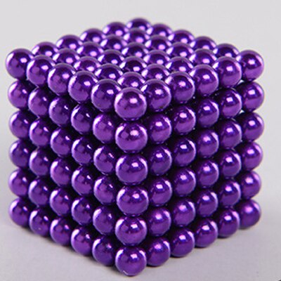 Anti-Stress Giocattoli Per Adulti Infinity Cubo Antistress Definito 5mm216 PCs Variabile BuckBalls Multi-color FAI DA TE Giocattoli: purple