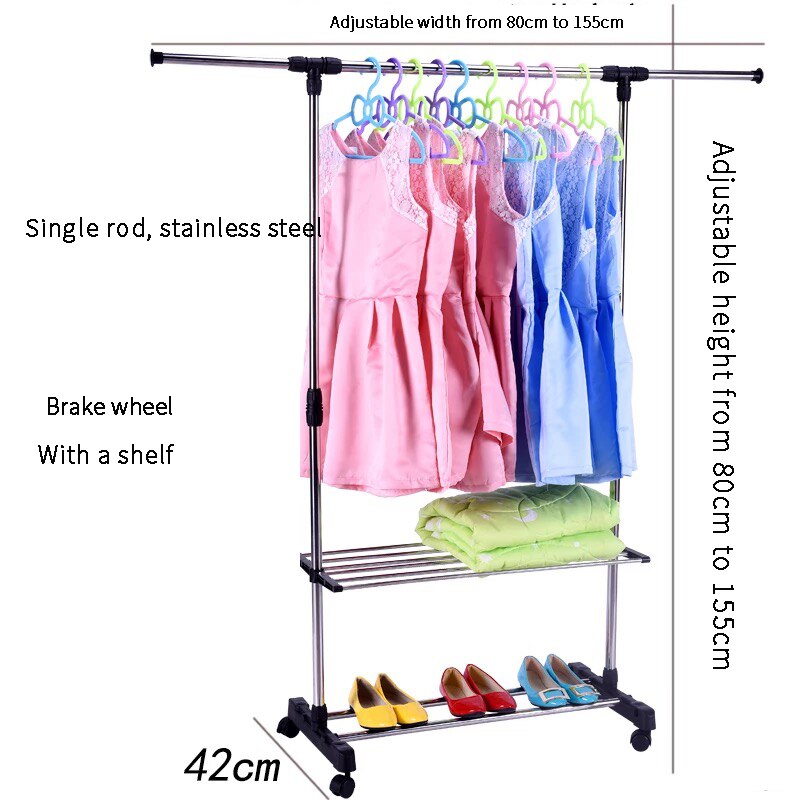 Rongxin ventilatore in acciaio inox unipolare pianoforte stendino essiccazione pieghevole cremagliera di sollevamento stendino balcone coperto stendino: singolo shot luxury