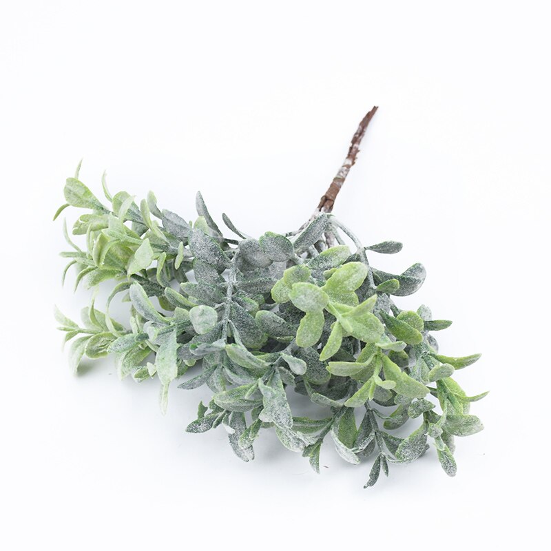 6 stk kunstige planter plastblomst til fest jul hjemmedekorasjon tilbehør scrapbooking gjør-det-selv-godteriboks: 4