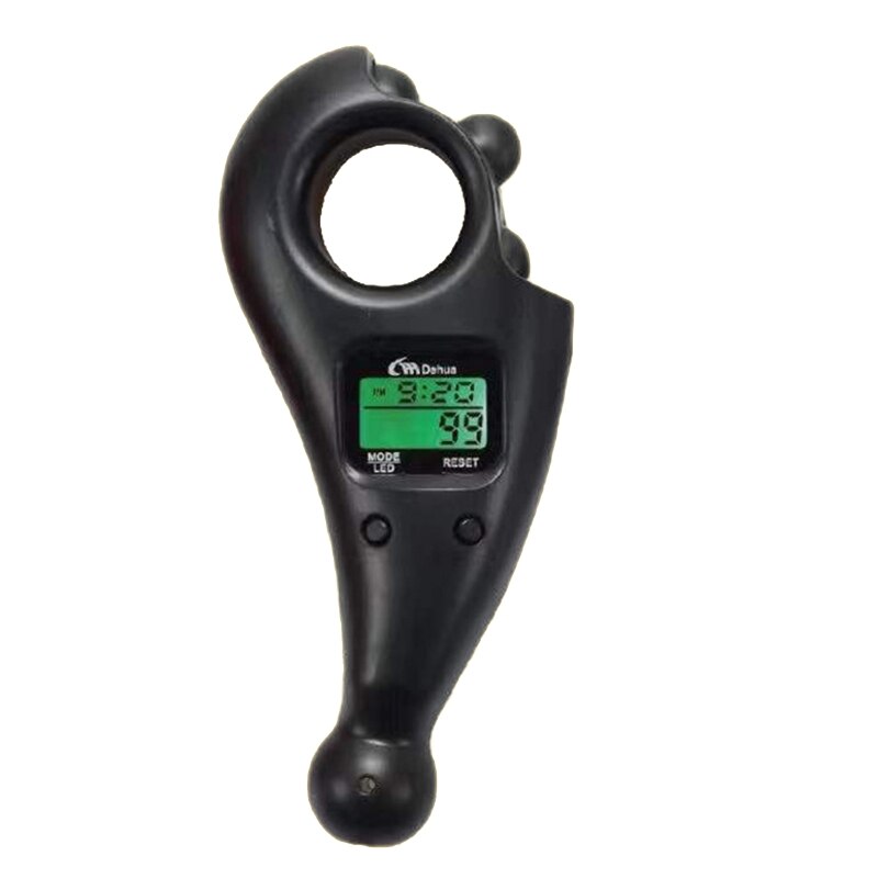 Digital Finger Counter for Prayer Beads Counter LCD Digital Display Count: Black