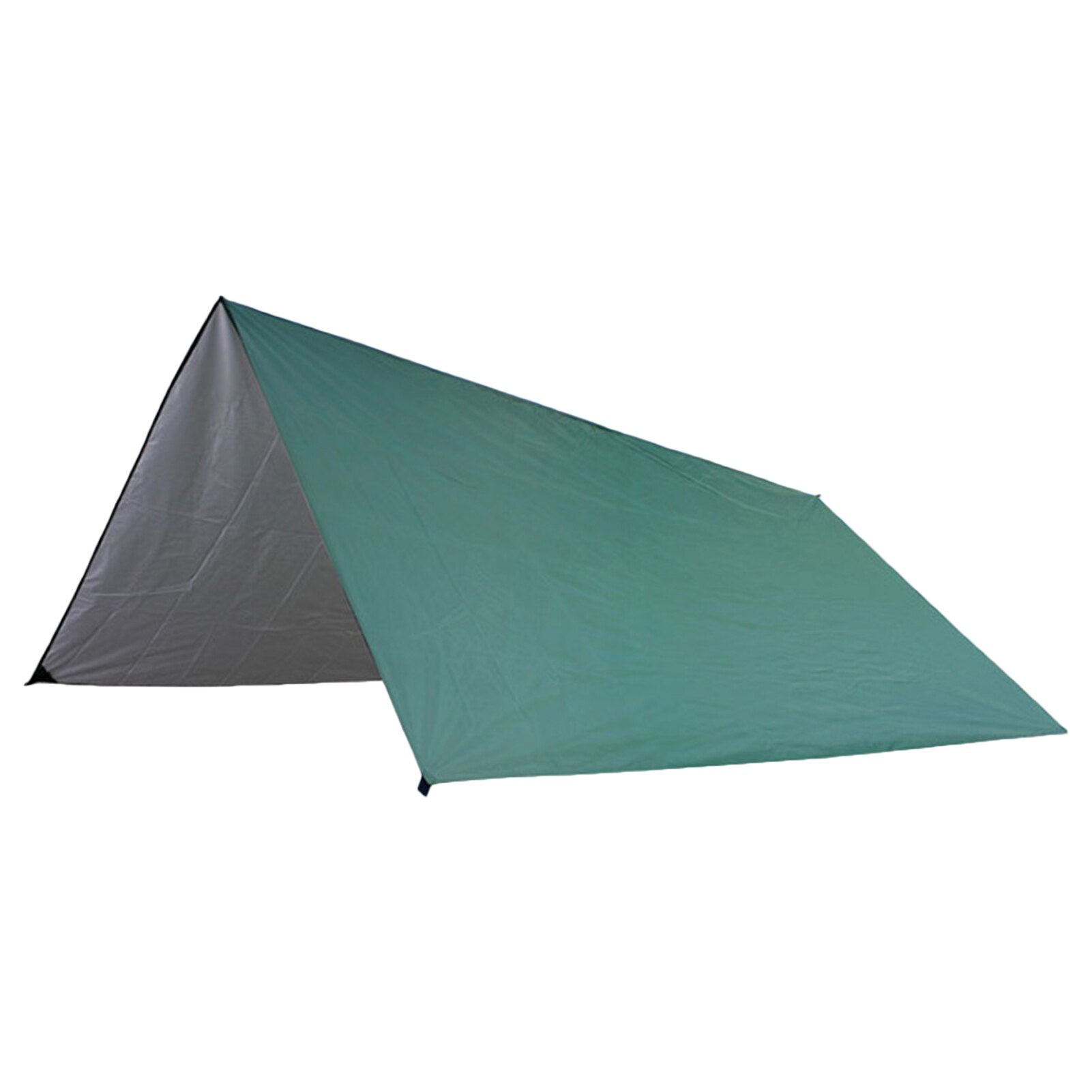 Tenda da esterno impermeabile Tarp protezione UV amaca campeggio Poncho da pioggia ombrellone a doppia faccia baldacchino tappetini da spiaggia: Green