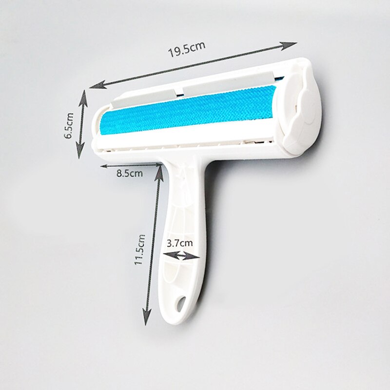 2-Way Pet Hair Remover Roller Verwijderen Hond Kat Haar Van Meubels Sofa Kleden Zelfreinigende Lint Huisdier remover Een Hand Bedienen