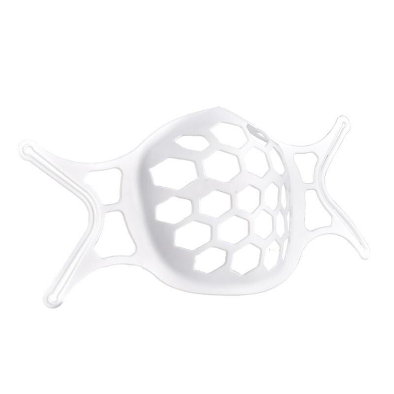Support de masque en silicone 3D, 10 pièces, cadre de support interne avec petits accessoires: white 1pc