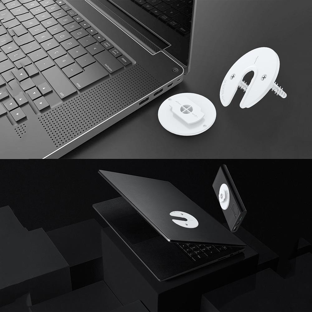 2 Pcs Wall Mounting Brackets Universal Rotatable Adjustable Storage Holder For Router Hard Disk Power Bank