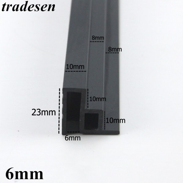 Aquarium Aquarium PVC kunststoff rutsche fisch Panzer doppel Deck seite streifen doppel Deck rutsche seite streifen doppel Deck drücken-ziehen rutsche: 6mm