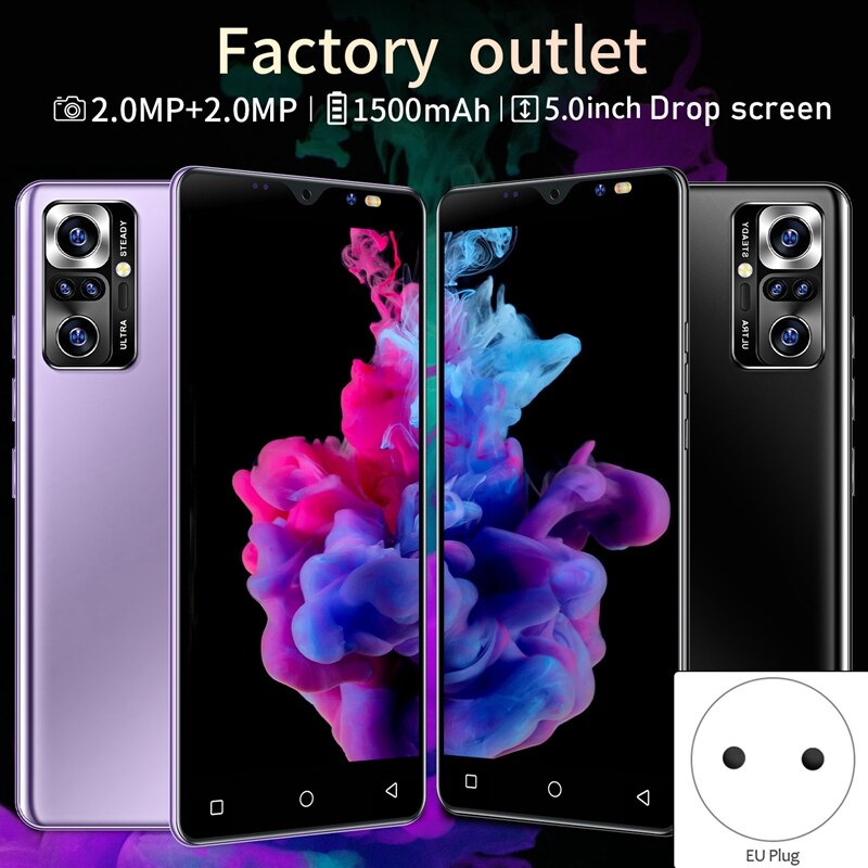 Note10 5.0 Inch Smartphone MTK6572 Dual Core 512Mb + 4Gb Rom Dual Sim Dual Standby Android 4.4 Mobiele telefoon Eu Plug
