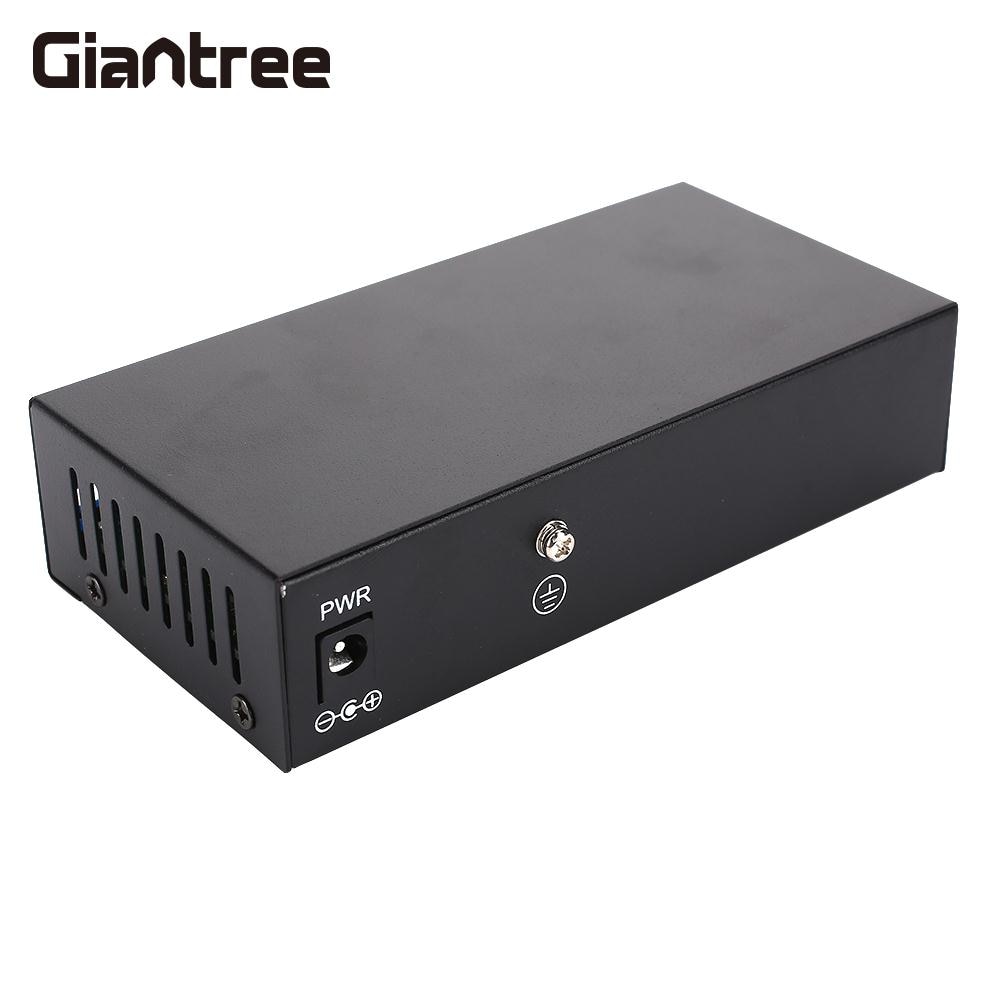 POE Ethernet Switch 4 PoE Injector Poe Camera Universal Switch 10/100 Mbps Home Network Switches Router 4+2 Ports