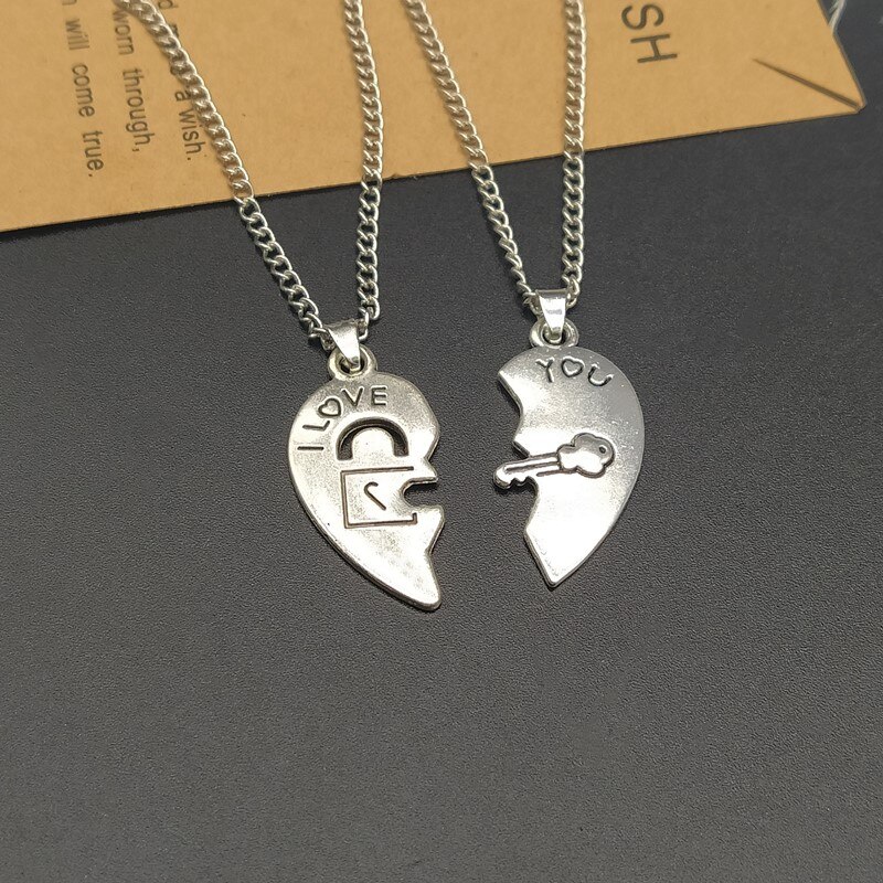 thumbnail image 2 of Pzza Necklaces Set Of 5 For Best Frends Forever Necklace BFF Necklace 2 of 14