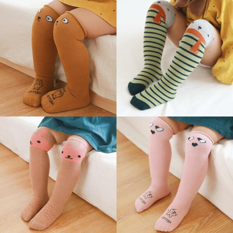 3Pairs/lot Baby Socks Winter Autumn Cotton Wam Baby Girl Knee High Sock Cartoon Kids Boys Socks for Children Toddler Socks