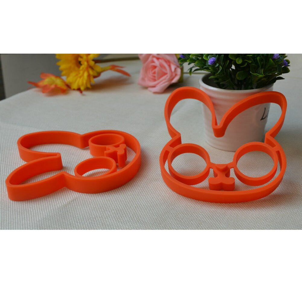 Bunny Cartoon Fried Fry Egg Frame Breakfast Mold Kitchen Tool Funny Cute pancake maker egg mold for kids kitchen accessories