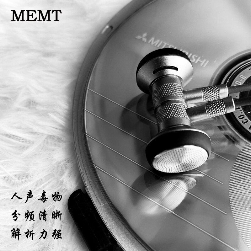 Memt R7 Cnc In Ear Oortelefoon 3.5Mm Stereo Met Mic In Ear Headset Oordopjes Hifi Bass Oortelefoon Memt T5 t6 R1