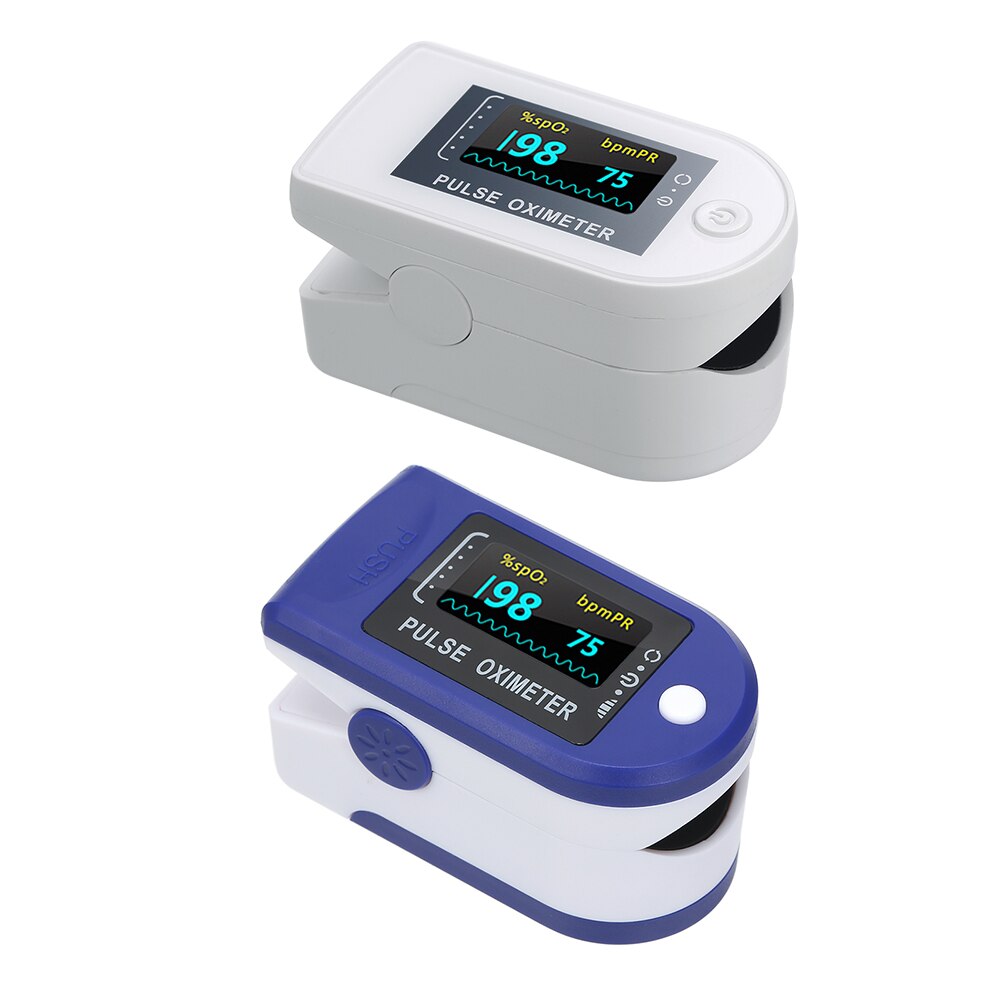 Digital Fingertip Pulse Oximeter LED Display Blood Oxygen Level SpO2 Finger Oximeter Sensor Saturation Fingertip Monitor