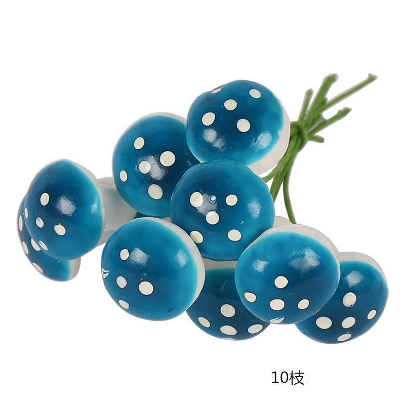 8/10/12/90/144 pièces bleu mixte hybride fleur cerise étamine baies Bundle bricolage gâteau noël mariage boîte guirlande déco