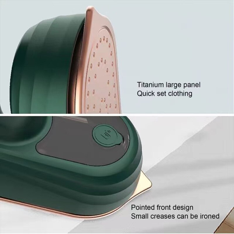 Mini Wet Dry Ironing Machine Portable Heat Press Handheld Iron Multifunction Household Clothes Ironing Machine Home Dorm Travel