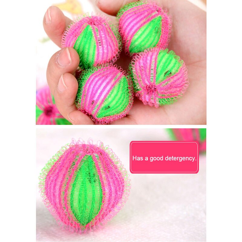 6pcs Laundry Wash Balls Hair Removal Clothes Washing Tools Lint Fluff Grabbing Machine Cleaning TSH Shop