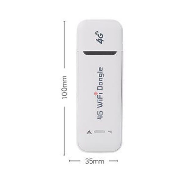Wireless Network Card 100Mbps 4G Lte Usb Modem Standard Portable Usb Interface Wi-Fi Router Networks for Notebook, Laptop, Umpc