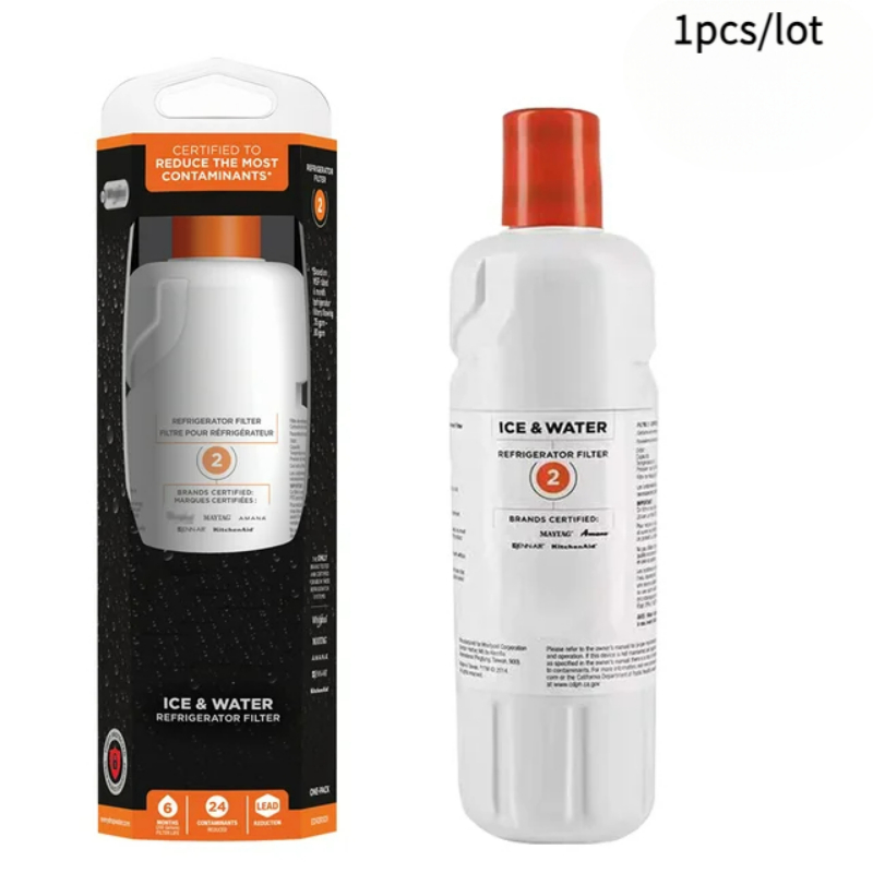 Elettrodomestico Sostituisci il filtro dell'acqua del frigorifero Compatibilità al 100% Filtro Whilrpool 2 EDR2RXD1 Per Element W 10413645 Un WRF989SDAB: RED