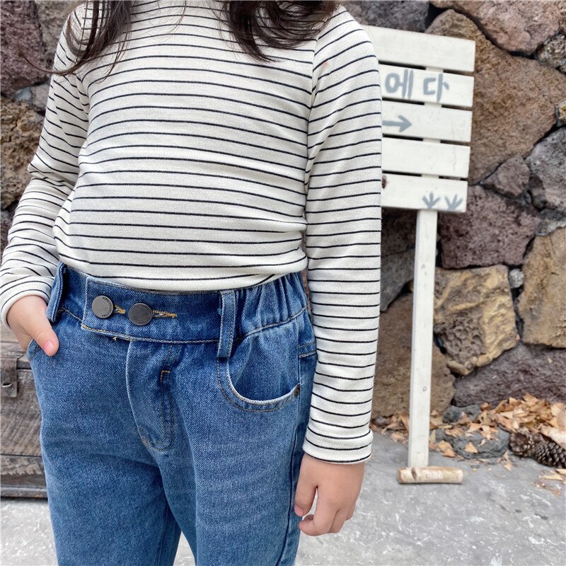 de la primavera estilo coreano de algodón casual del todo-fósforo del color puro Pantalones largos para bien de de niñas y niños