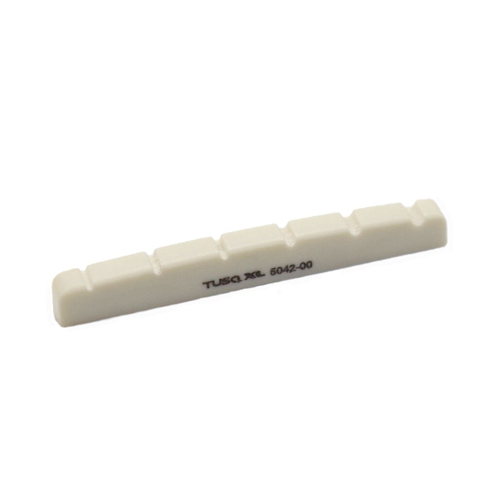 Graph Tech PQ-5042-00 TUSQ Nut XL 42mm Pre-Slotted Flat Bottom Guitar Nut for FD Strat Tele Electric Guitar Ivory Accessories: Default Title