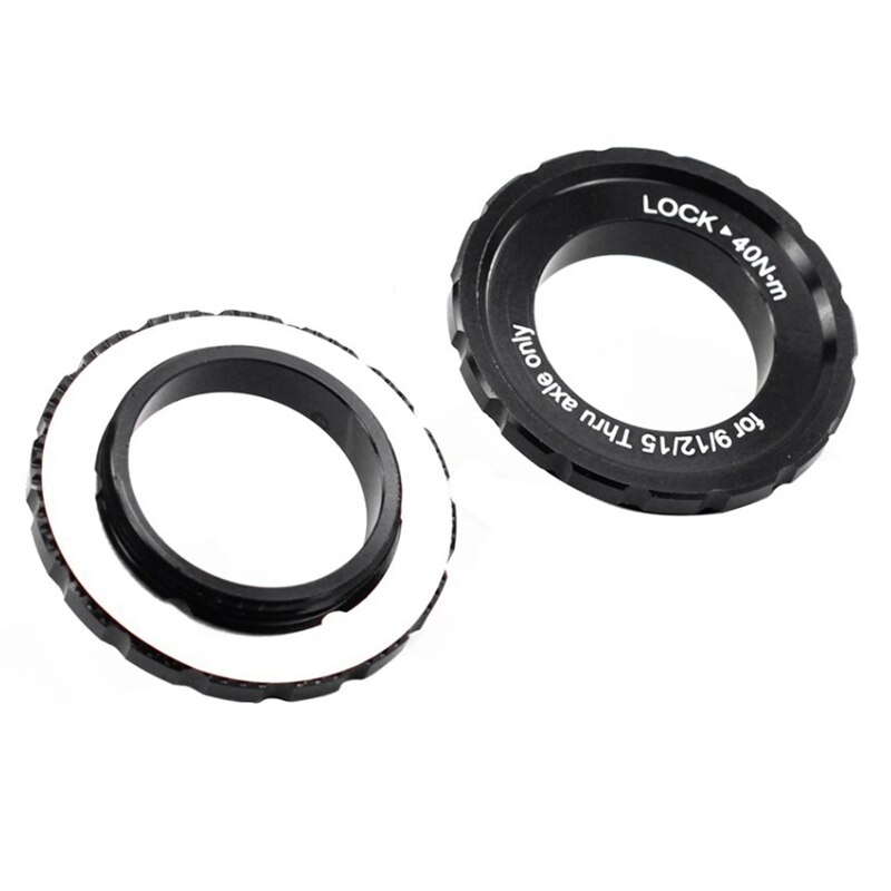 Bicycle Center Lock Disc Brake Hub Rotor Lockring for 9mm 12mm15mm Axle Center Lock Cover Ring