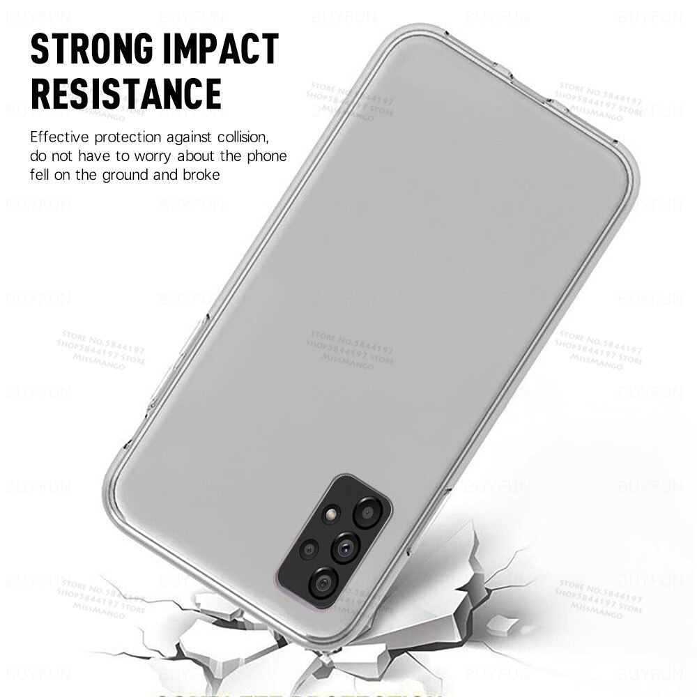 360 Full Body Case Voor Samsung Galaxy A53 5G 6.5Inch Dubbelzijdig Siliconen Tpu Transparant Coque Voor Samsung samsun A73 A33 5G