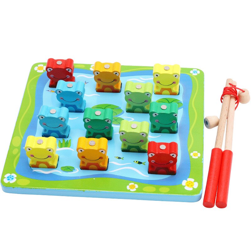 Vis Baby Houten Speelgoed Magnetische Vissen Speelgoed Set Kerstcadeaus Kinderen Educatief Spel Educatief Speelgoed Voor Kinderen M56: Default Title