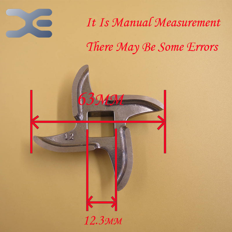 Kitchen Appliance Parts Stainless Steel 12 Type Meat Grinder Knife Meat Grinder Parts