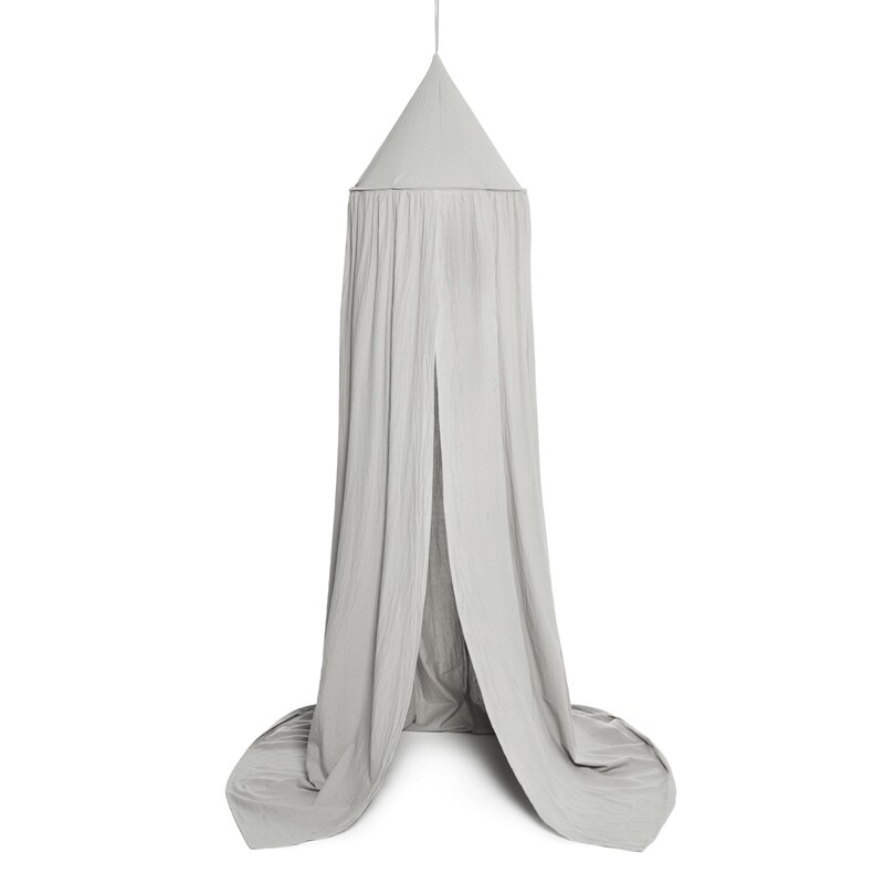 anti Zanzara Del bambino Del Cotone Baldacchino di Zanzara Della Principessa Netto Letto A Baldacchino Della cupola Letto per Bambini Decorazione Della stanza da Letto A Baldacchino: grigio