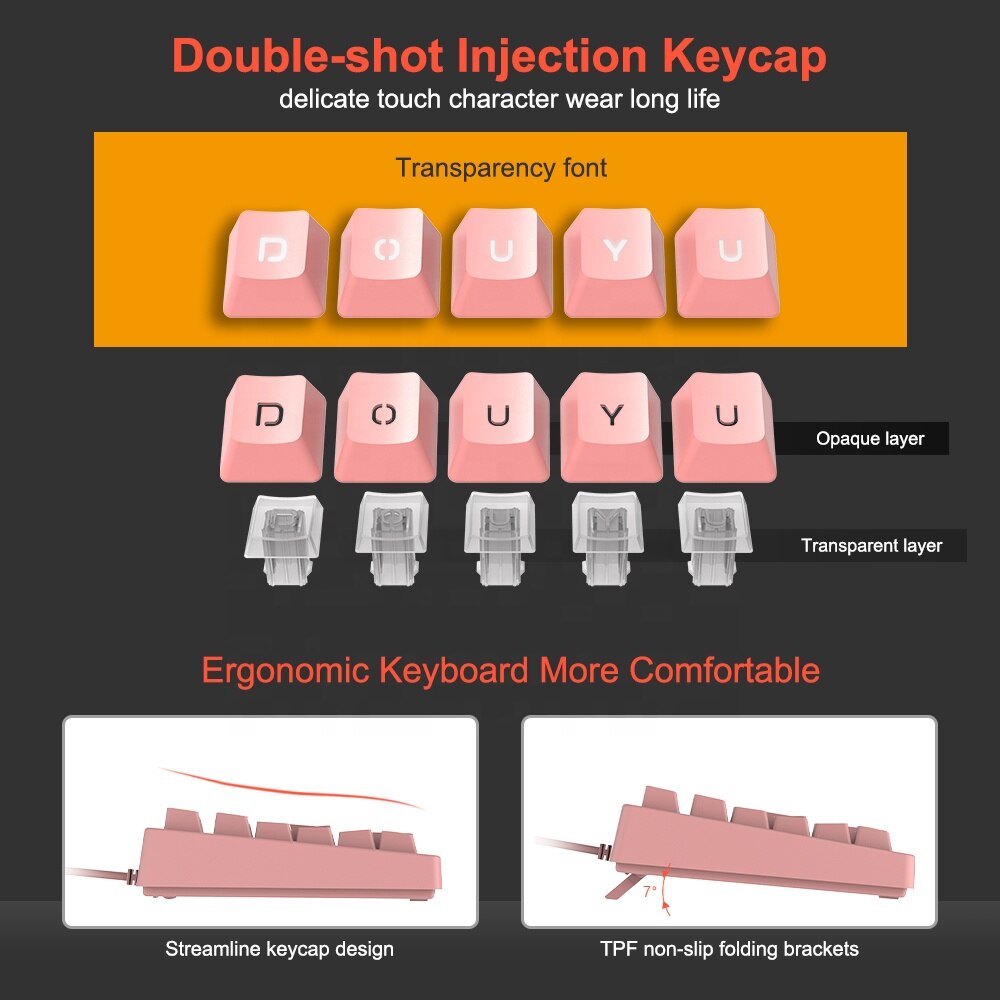 3 in 1 Combo LED Backlit Lighting 104 Keys Pink Keyboard 2400DPI Mouse Headset with Microphone 3 in 1 Keyboard Mouse Mice Sets