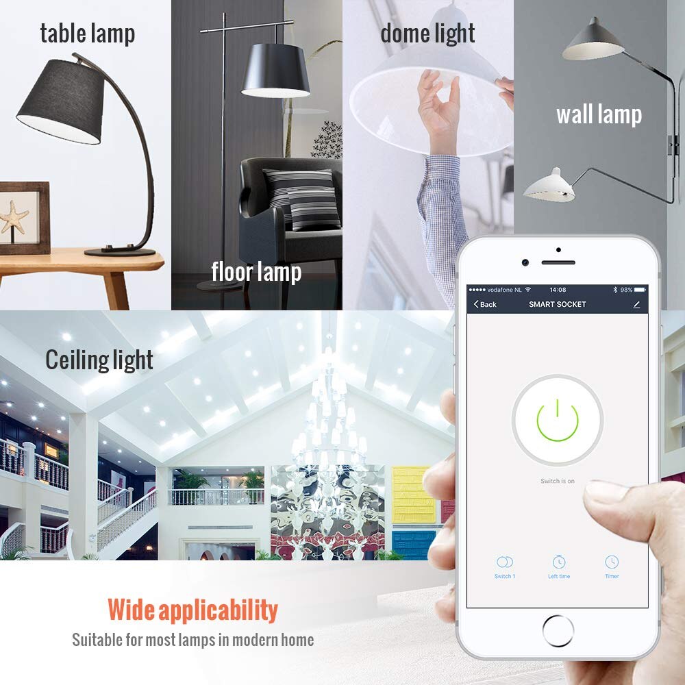 E27/B22/E26/E14 Smart Lamp Rgb Led Wifi Licht Lamp Voor Android Apple Afstandsbediening Thuis