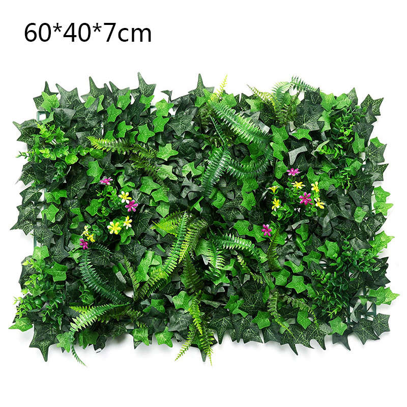 60x40cm Green Lawn Leaf Backdrop Photography Artificial Lawns Landscape Carpet Wall Decoration: style d