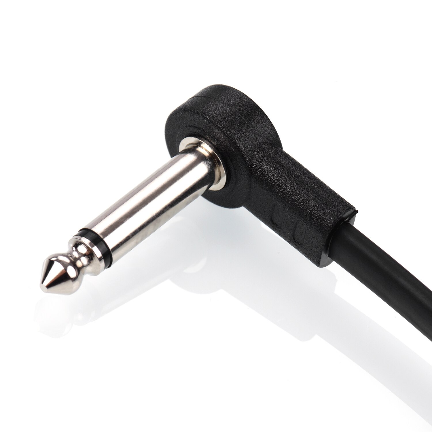 Ggiant-Cables de parche planos de Pedal de efecto guitarra, AC-8, 6 pulgadas de longitud, conectores de ángulo recto de 1/4 pulgadas, Kit de Cable de parche, 4 paquetes