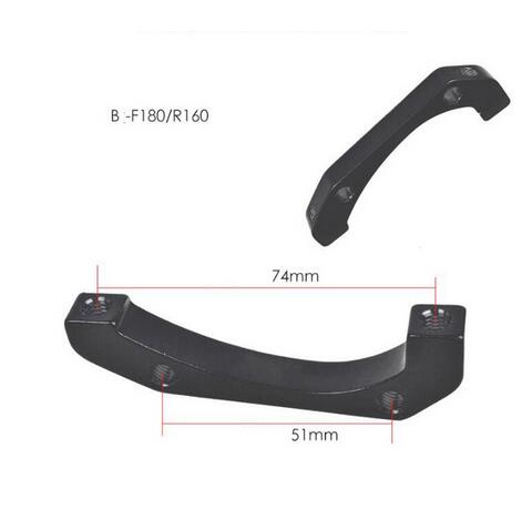 ZERGLBR Mountain Bike Disc Brake Adapter A-F180/R160 B-F203/R180 B-F180/R160 B-F160/R140 Adapters Bicycle Fork Conversion parts: B F180 R160
