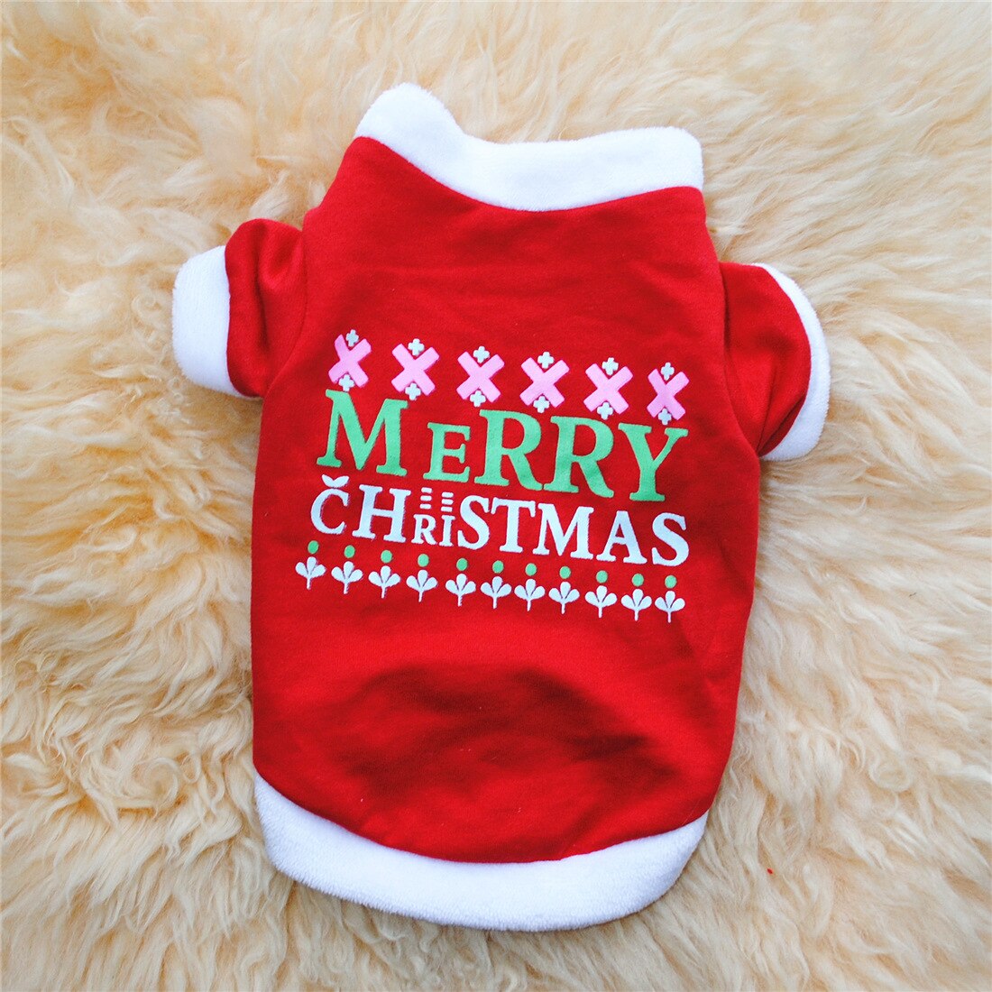 Warme Winter Hond Kleding Soft Fleece Pet Kleding Kerst Hond Jas Jas Jaar Chihuahua Honden Huisdieren Kleding Roupa Cachorro: E / XS