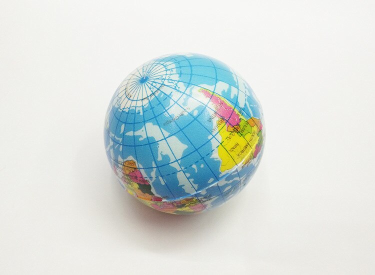 Mini verden kloden underviser pædagogisk legetøj jord geografi legetøjskort stresskugle model udluftningskugler legetøj til børn gyh