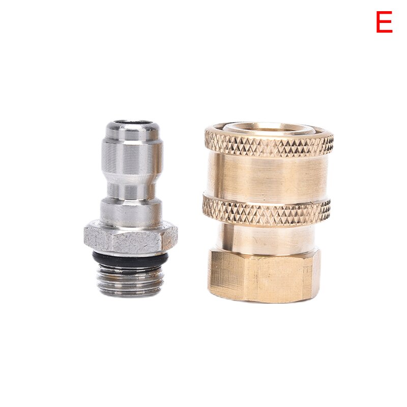 1/4 Inch Quick Connect Socket For Pressure Washer Car Washer Lance Connector: E