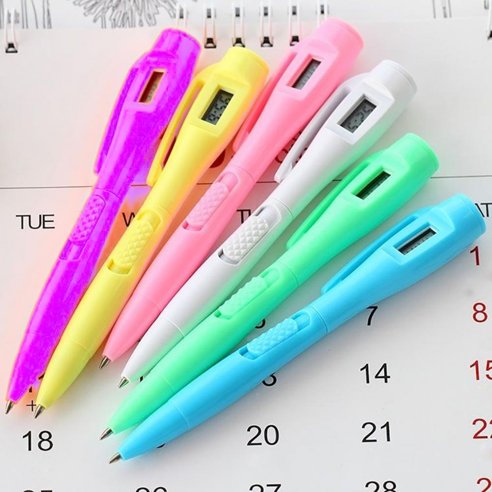 Digitaluhr-Stift, leichtes Clip, Kunststoff, elektronischer Stift zum Schreiben, Spezial-Kugelschreiber, elektronischer Uhren-Teststift